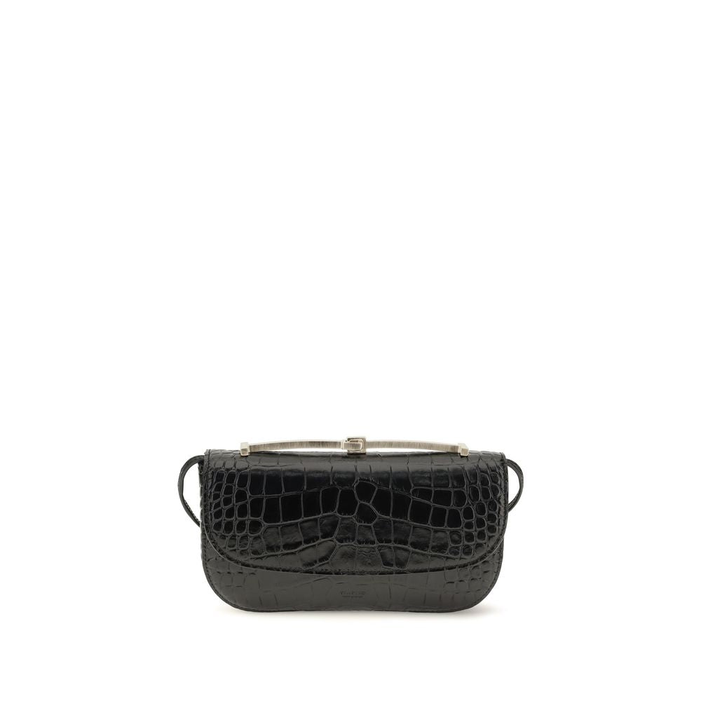 Black Calf Leather Bos Taurus Shoulder Bag