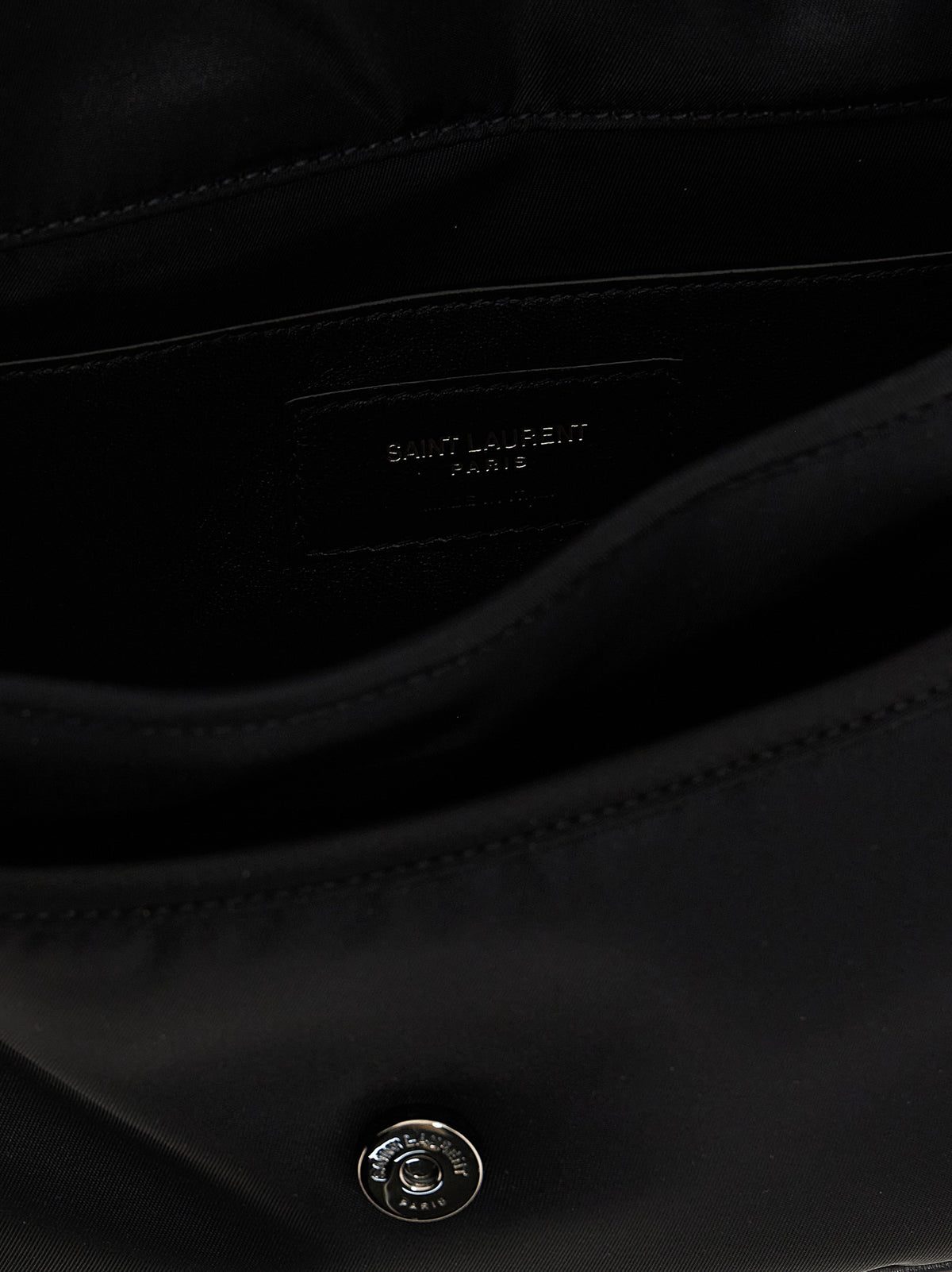 Black Polyamide Crossbody Bag