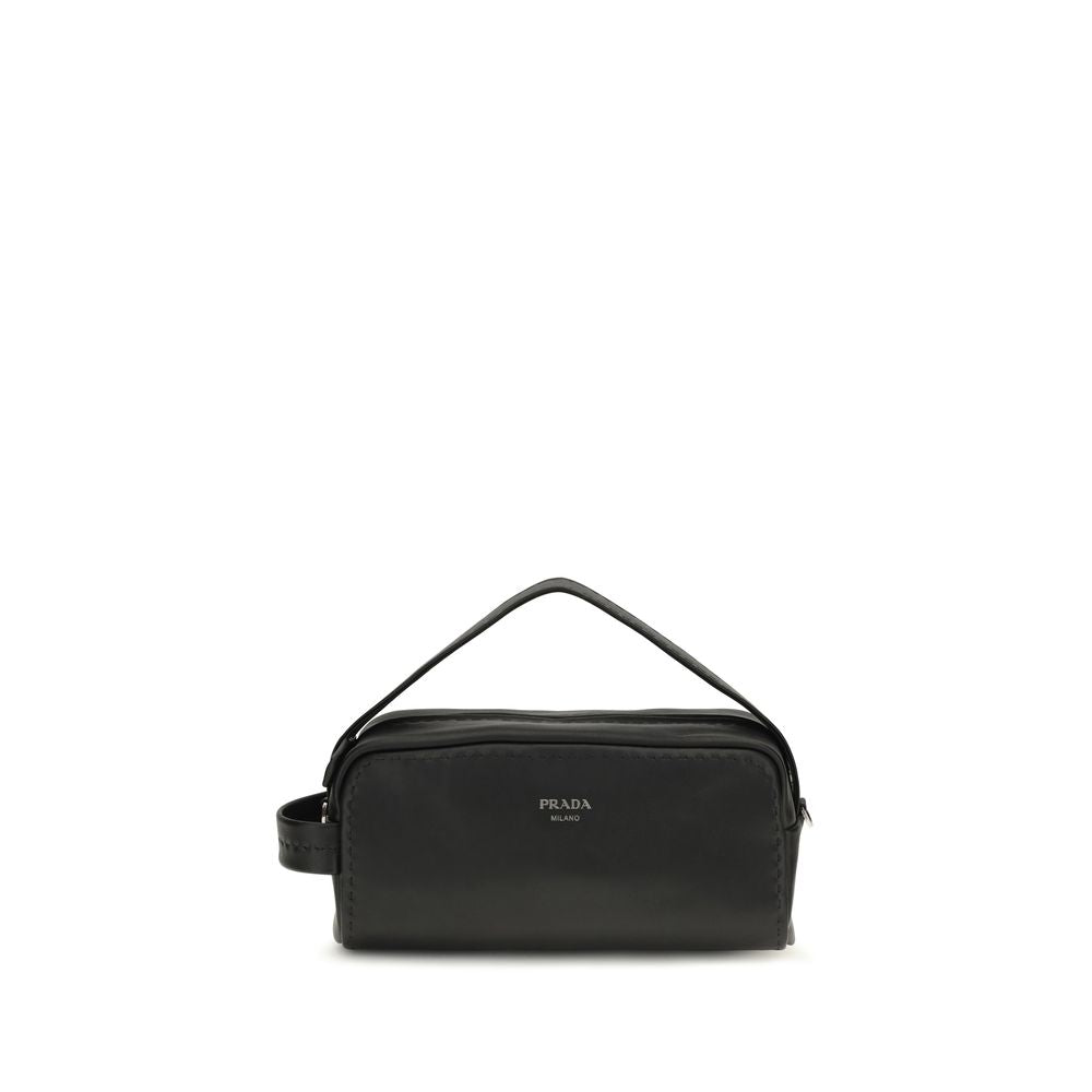 Black Calf Leather Bos Taurus Shoulder Bag