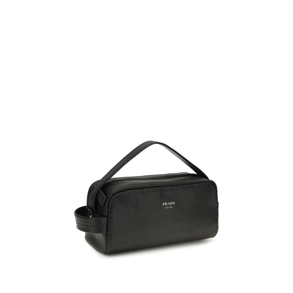 Black Calf Leather Bos Taurus Shoulder Bag