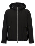 Black Wool Full-Length Jacket