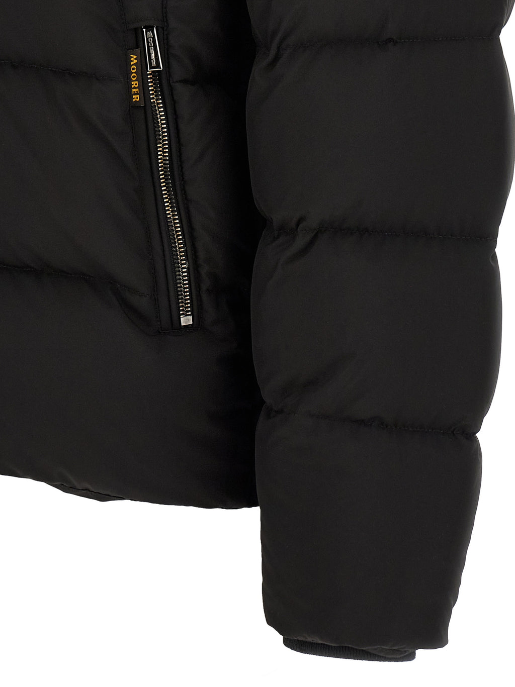 Black Wool Bomber