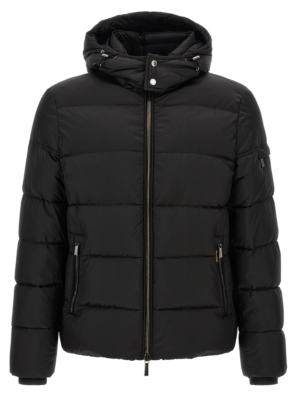 Black Wool Bomber