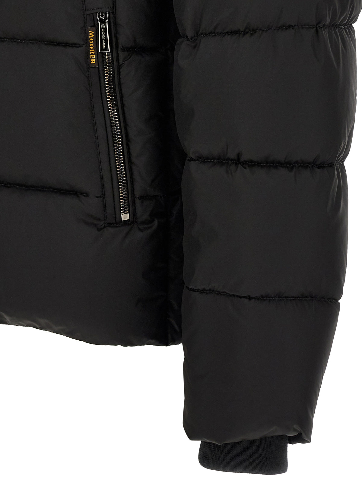 Black Wool Bomber