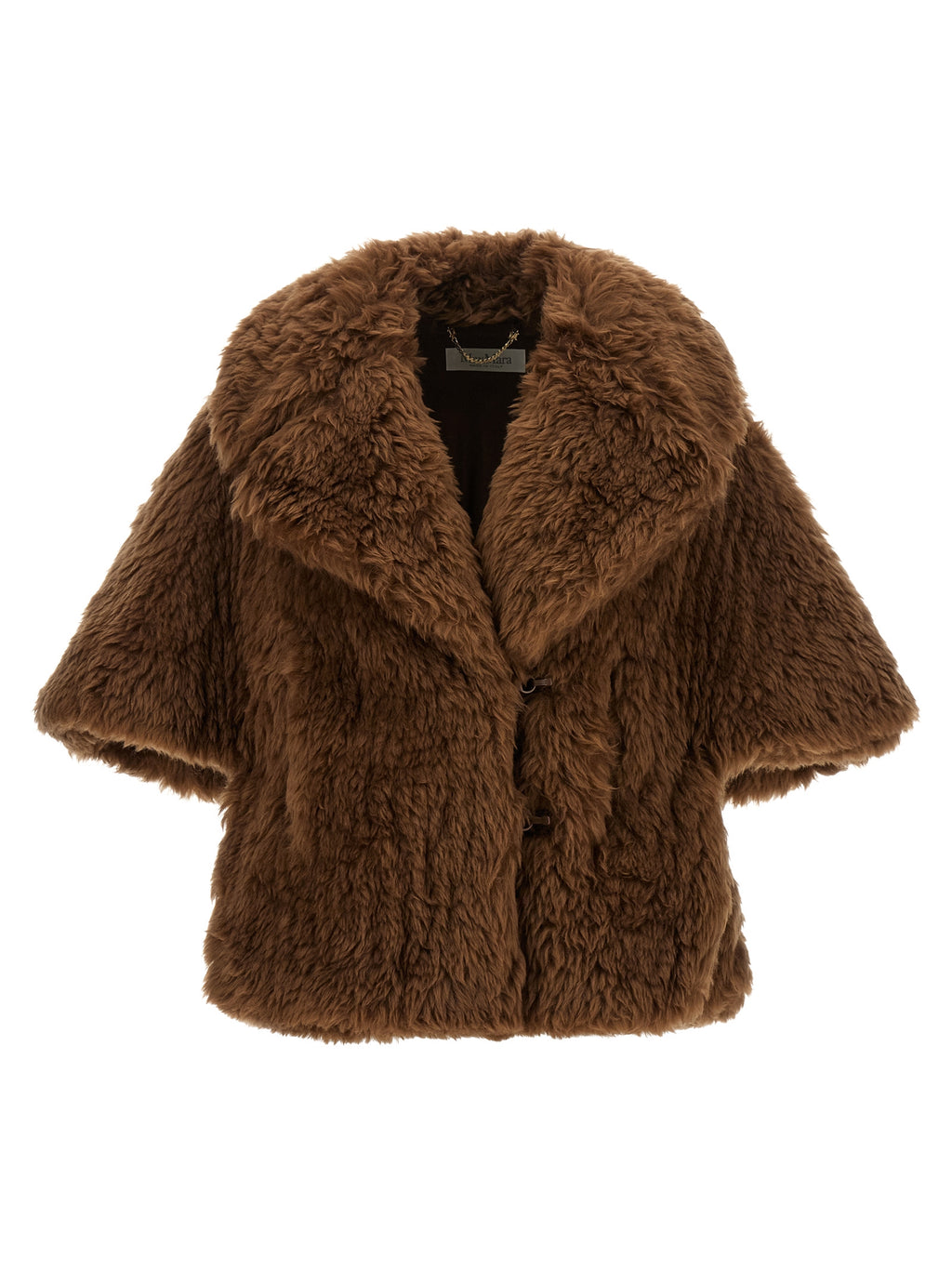 Brown Virgin Wool Coat