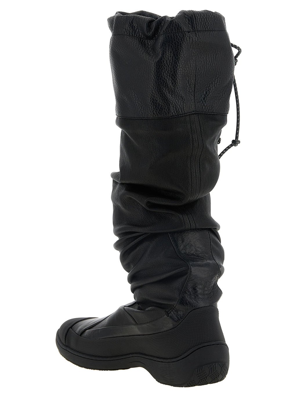 Black Leather Over The Knee