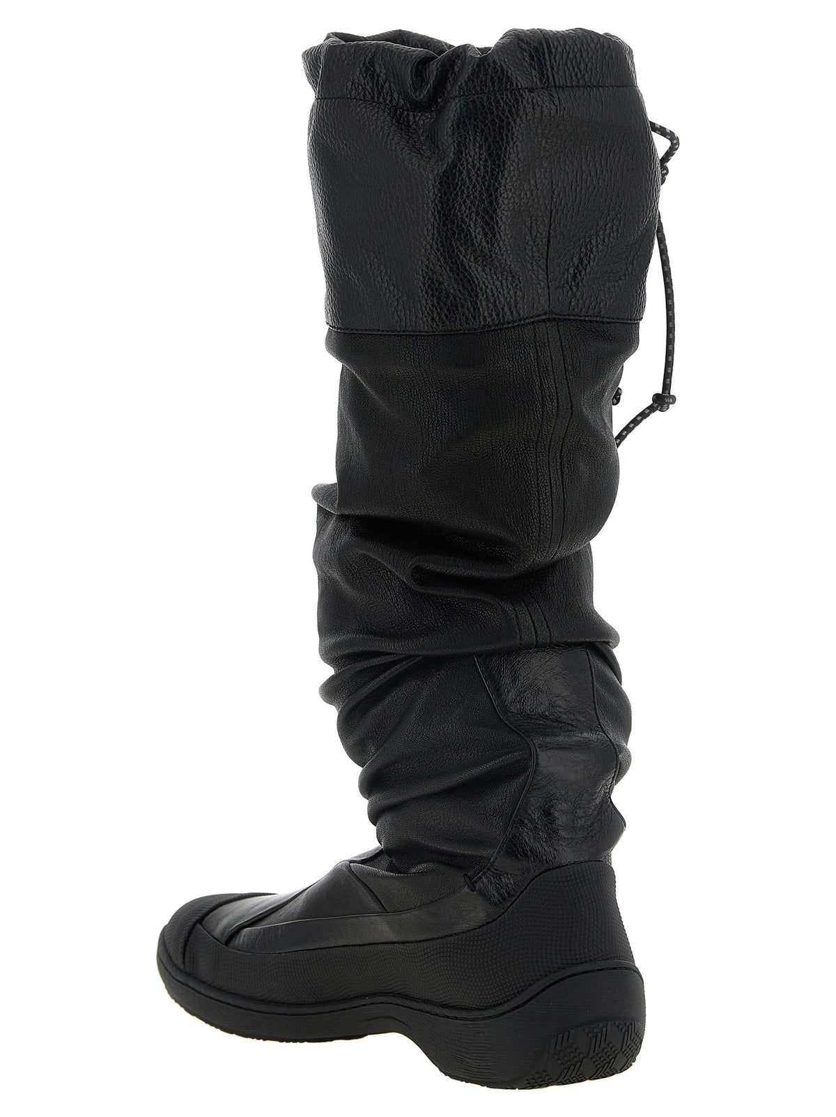 Black Leather Over The Knee