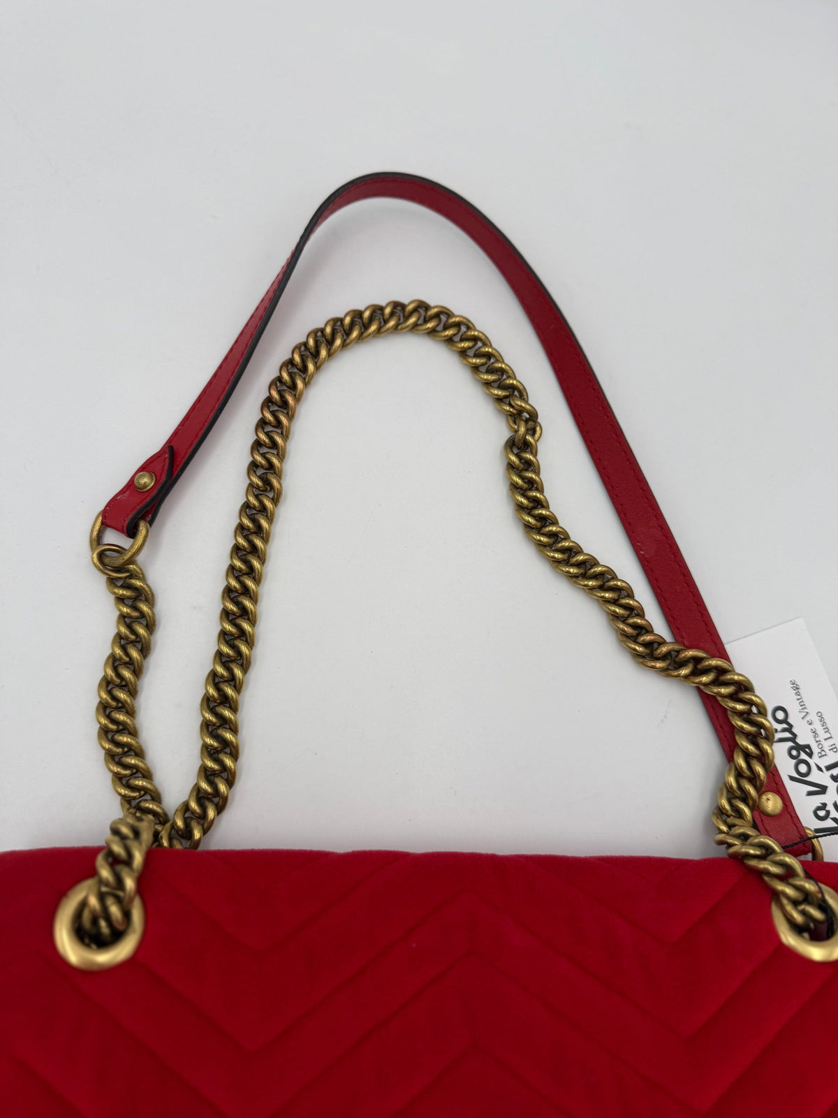 Bicolor Leather Handbag