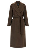 Brown Virgin Wool Coat