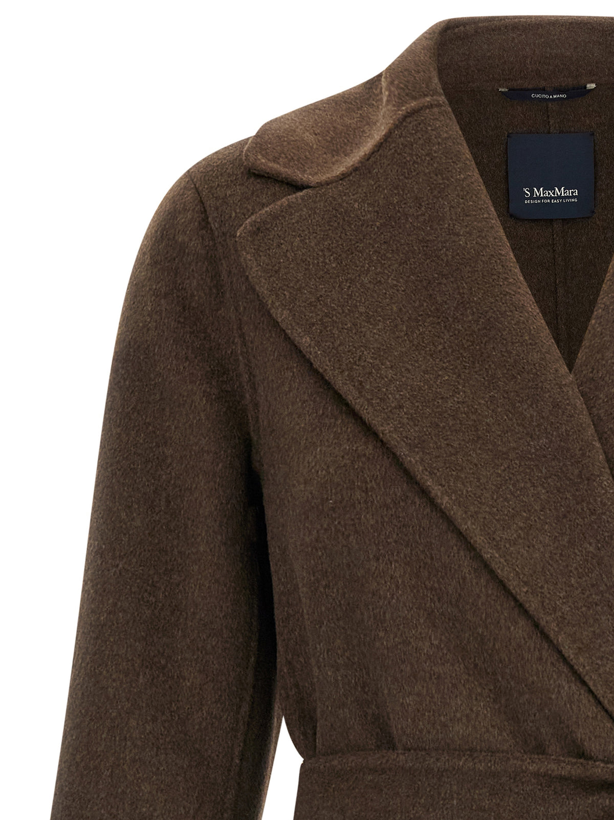 Brown Virgin Wool Coat