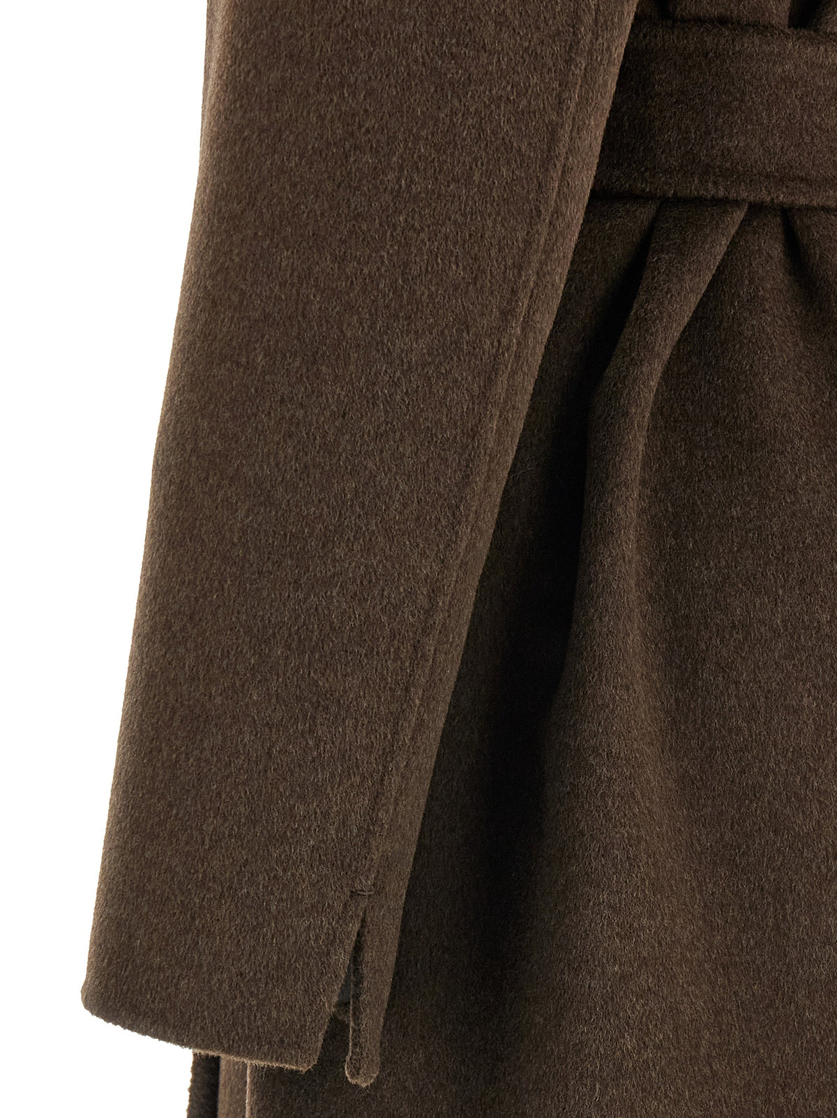 Brown Virgin Wool Coat