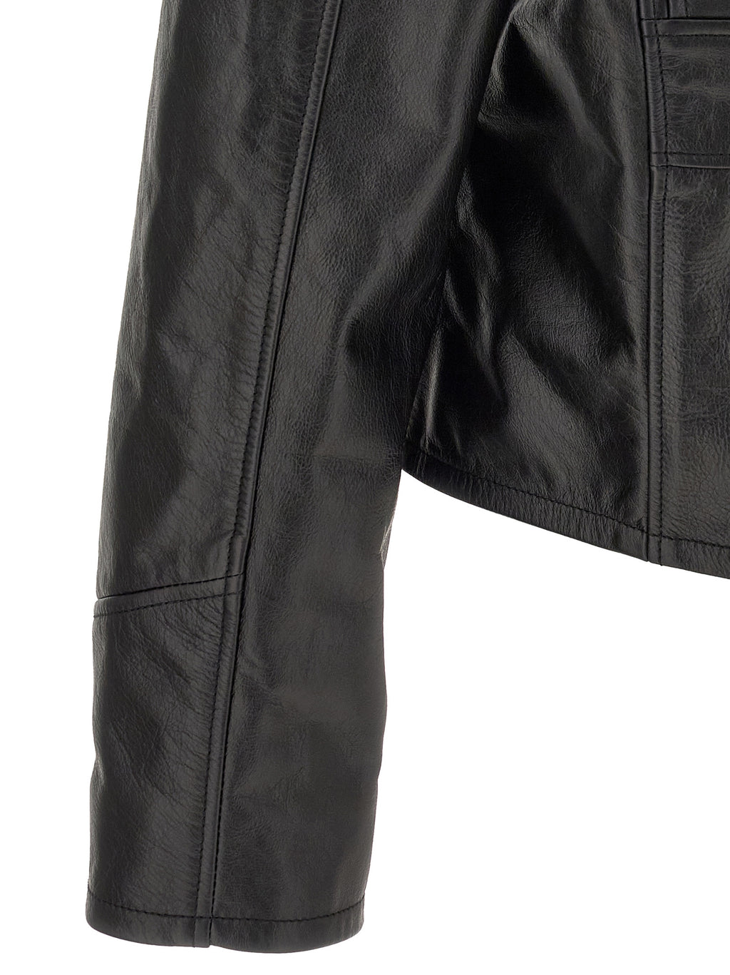 Black Calfskin Leather Jacket