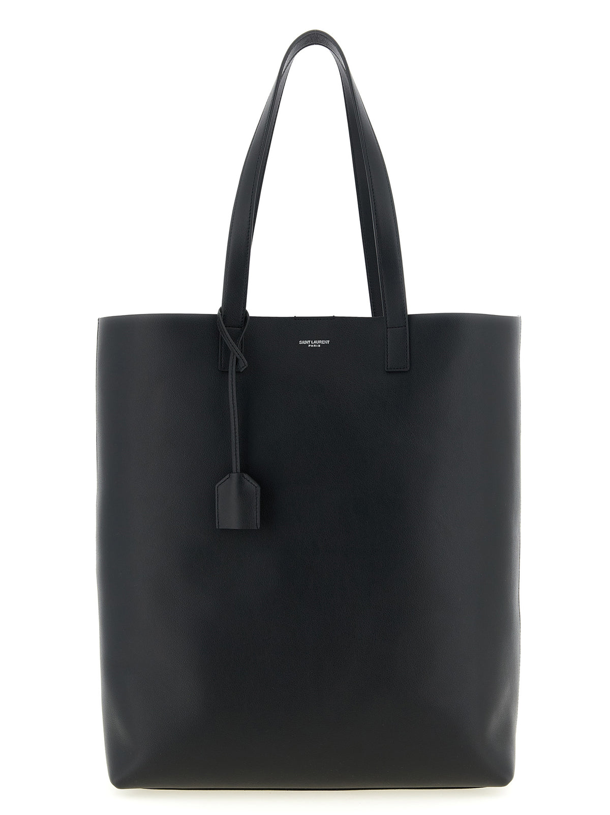 Black Calfskin Tote Bag