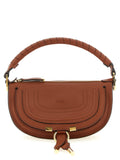 Brown Calfskin Shoulder Bag