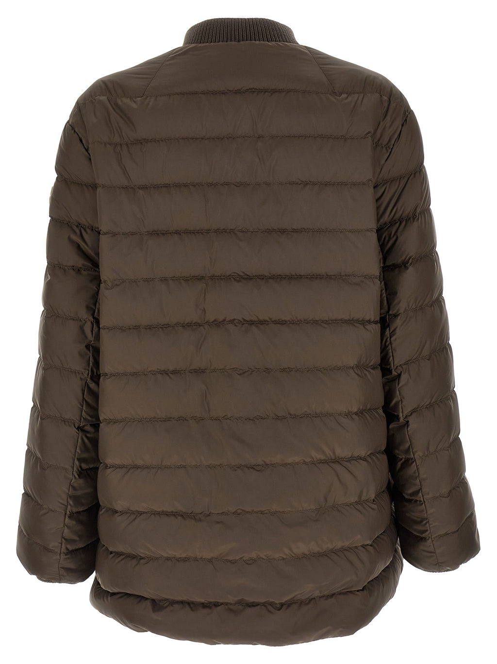Brown Polyester Bomber