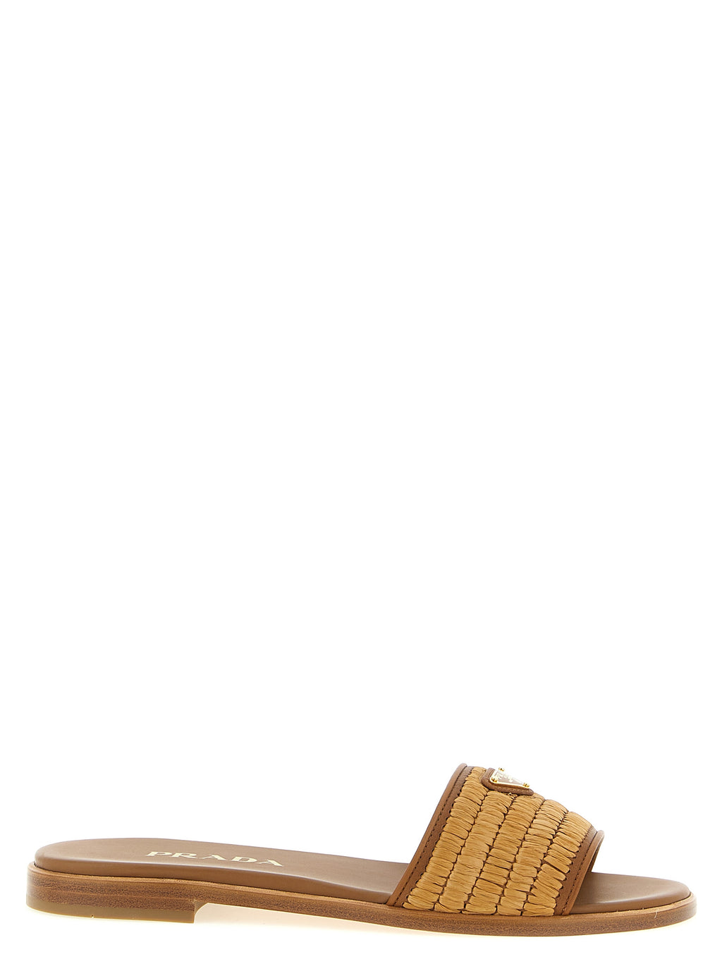 Brown Viscose Slides