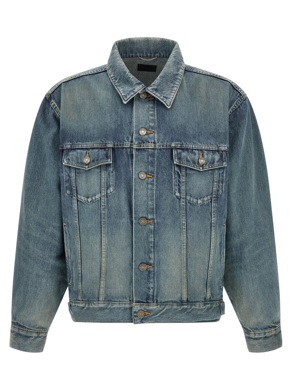 Blue Cotton Denim Jacket