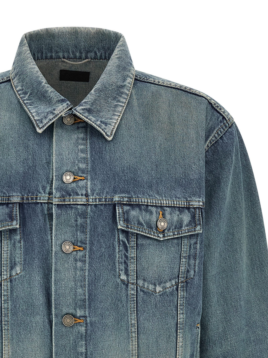 Blue Cotton Denim Jacket