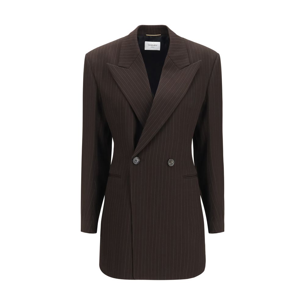 Brown Wool Oves Aries Full-Length Jacket