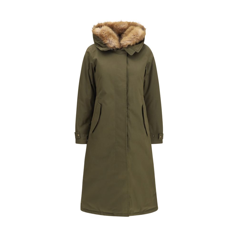 Bicolor Cotton Parka