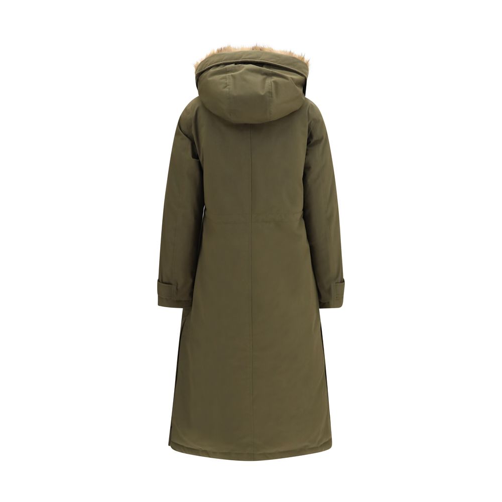 Bicolor Cotton Parka