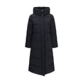 Black Polyamide Full-Length Jacket