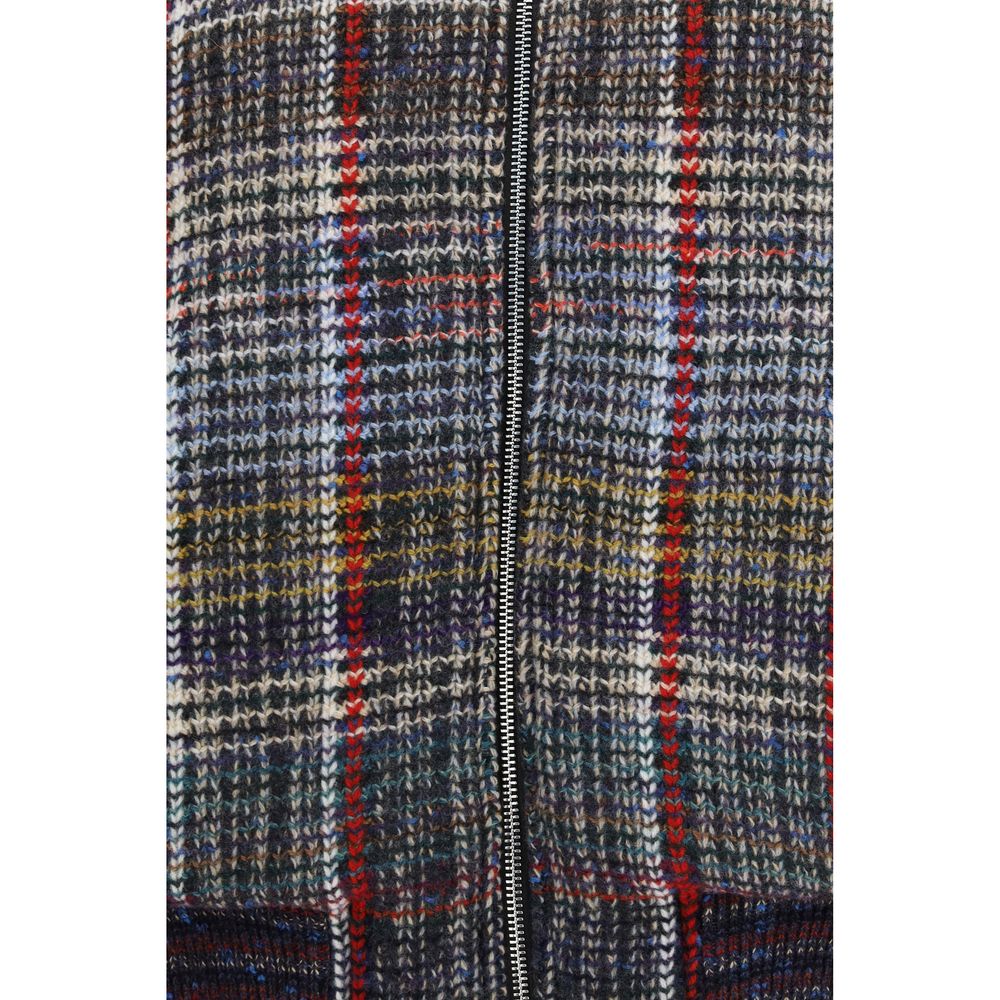 Multicolor Wool Oves Aries Bomber