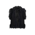 Black Wool Oves Aries Sleeveless Jacket
