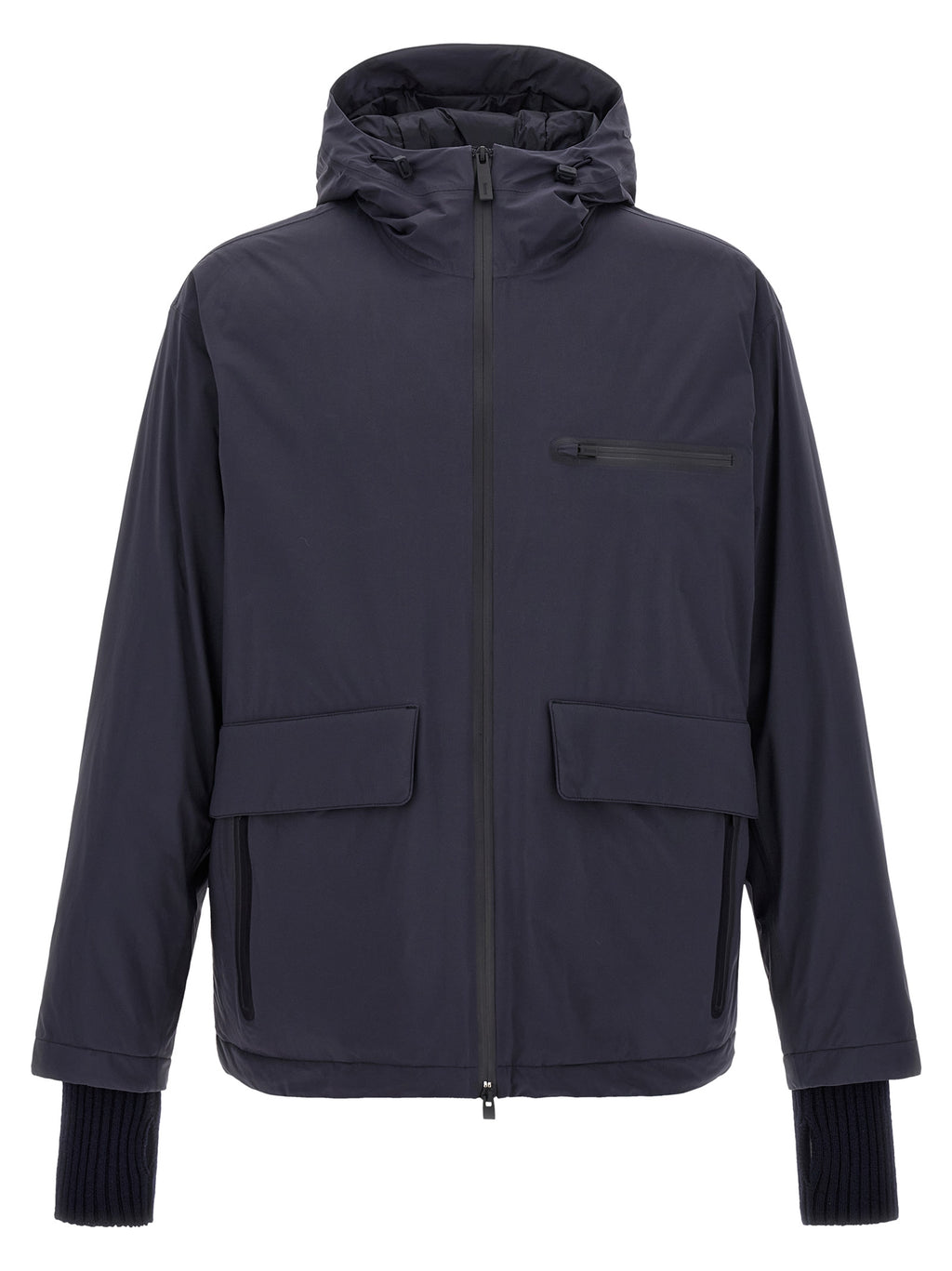 Blue Polyamide Shell Jacket