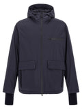 Blue Polyamide Shell Jacket