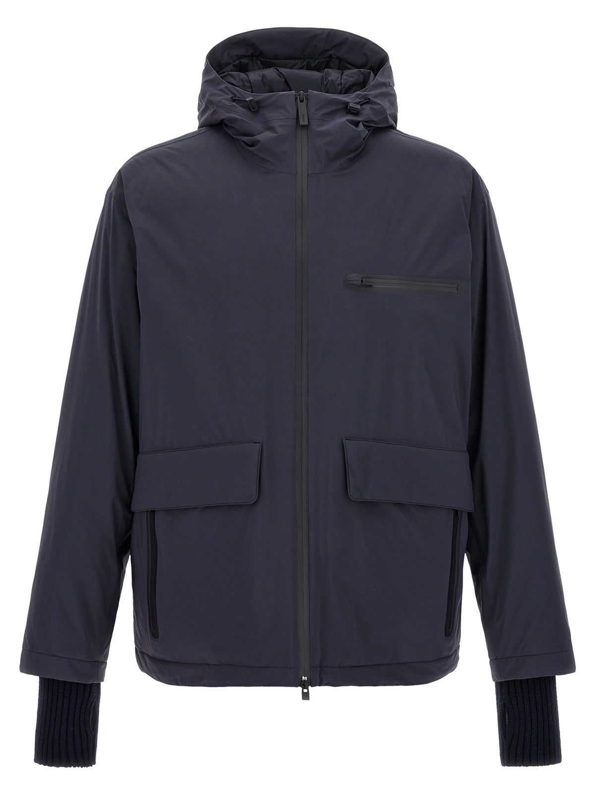 Blue Polyamide Shell Jacket