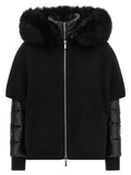 Black Wool Shell Jacket