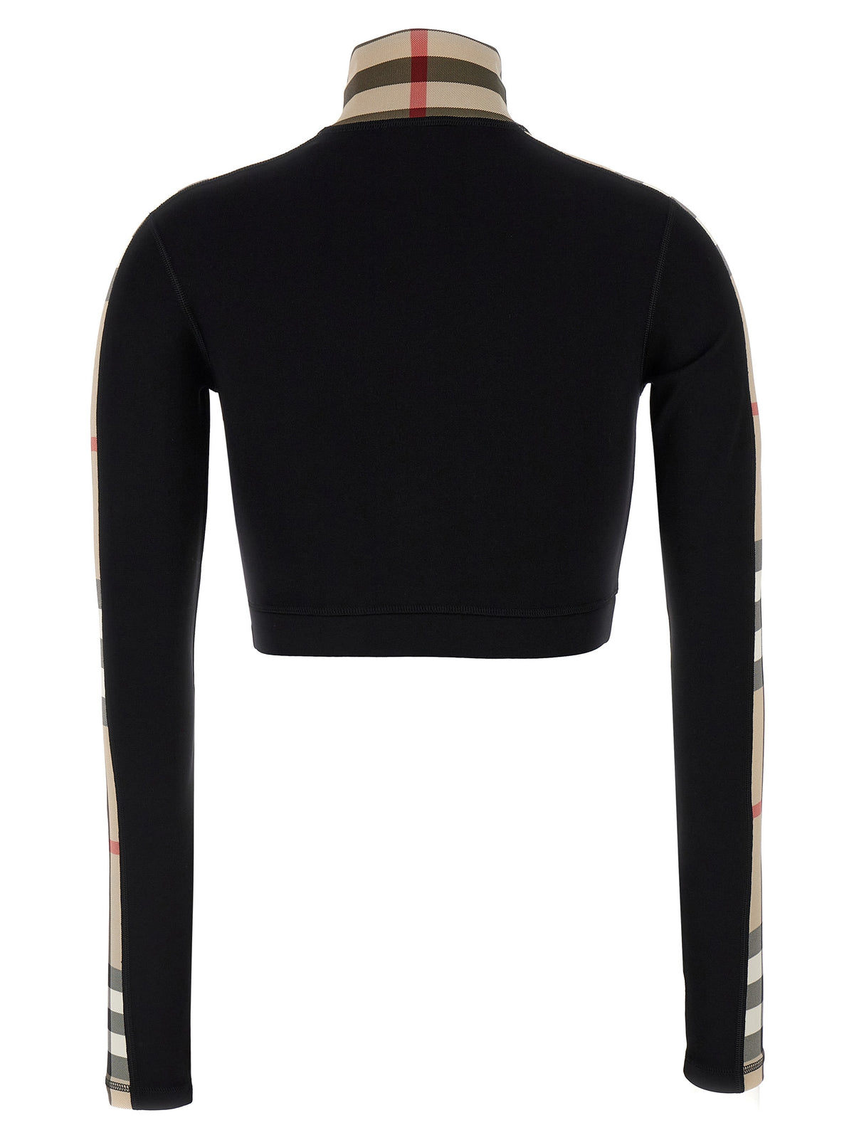 Black Polyamide Sweatshirt