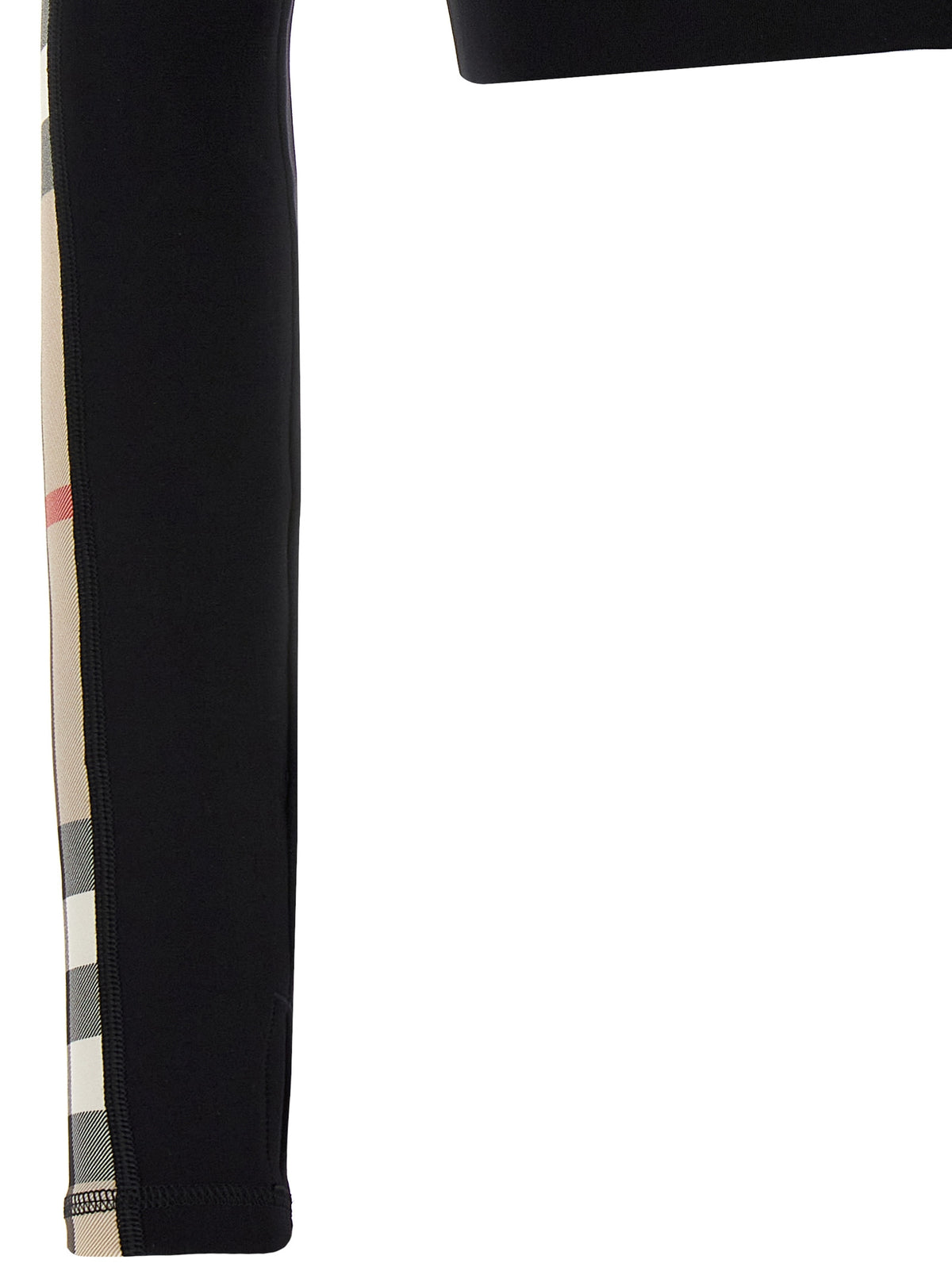 Black Polyamide Sweatshirt