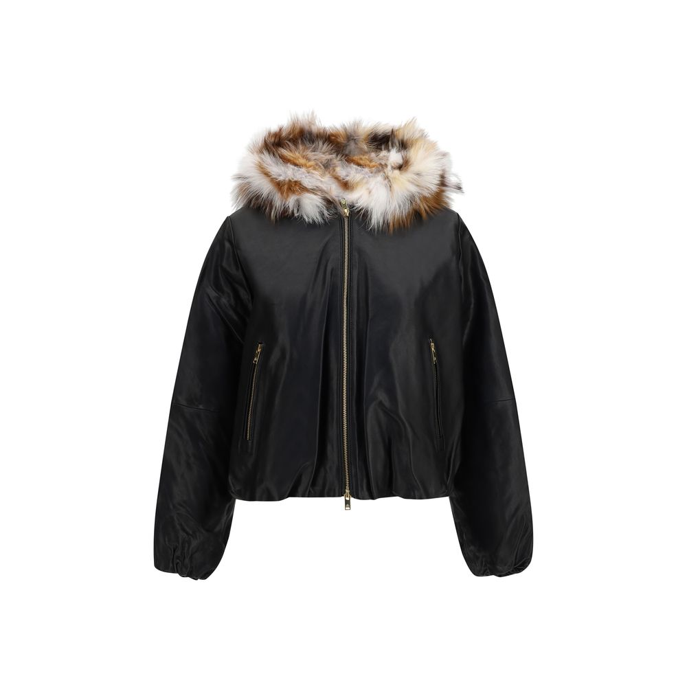 Black Lambskin Leather Jacket