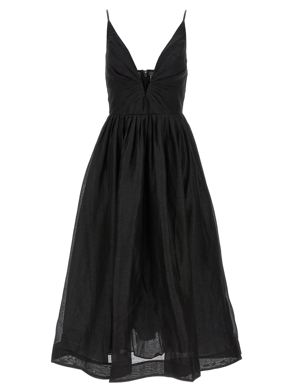 Black Linen Cocktail Dress