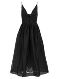 Black Linen Cocktail Dress