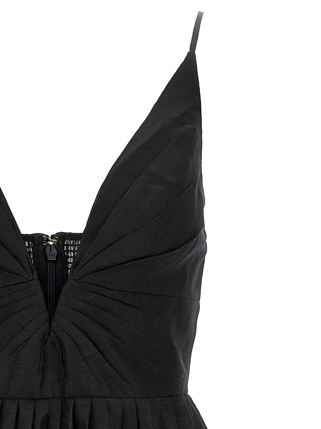 Black Linen Cocktail Dress