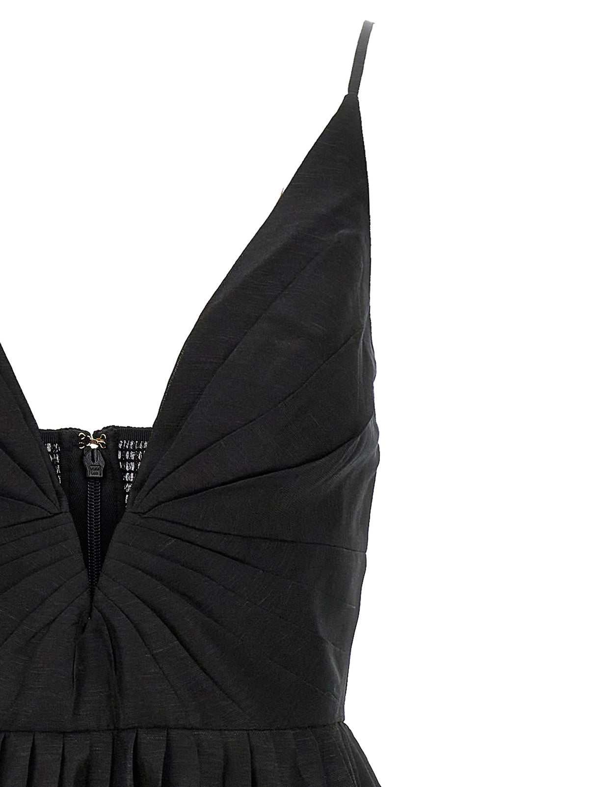 Black Linen Cocktail Dress