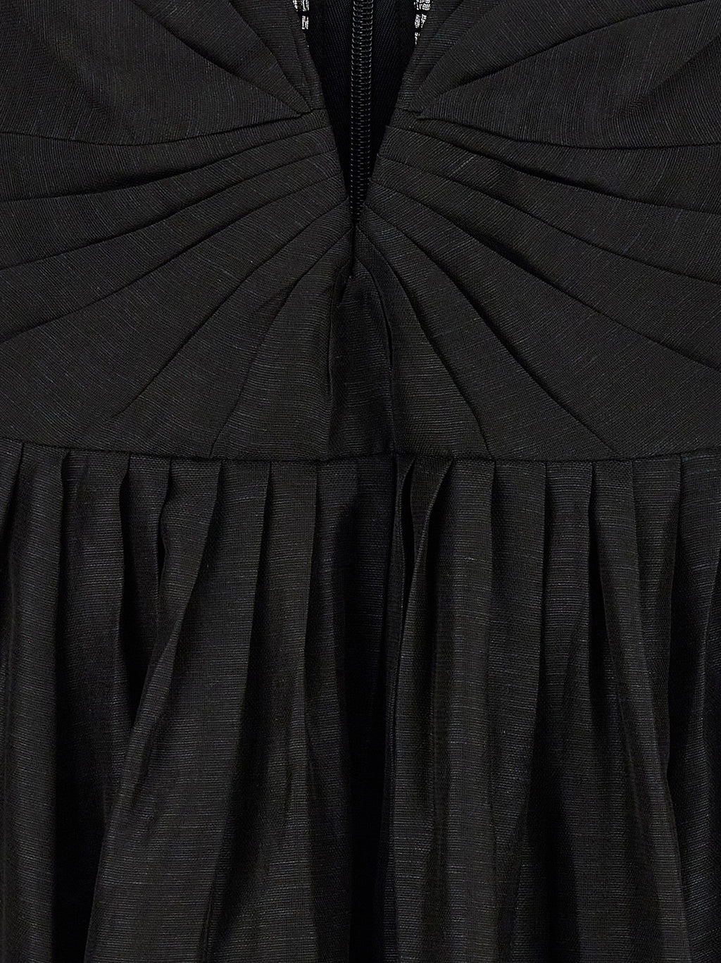 Black Linen Cocktail Dress