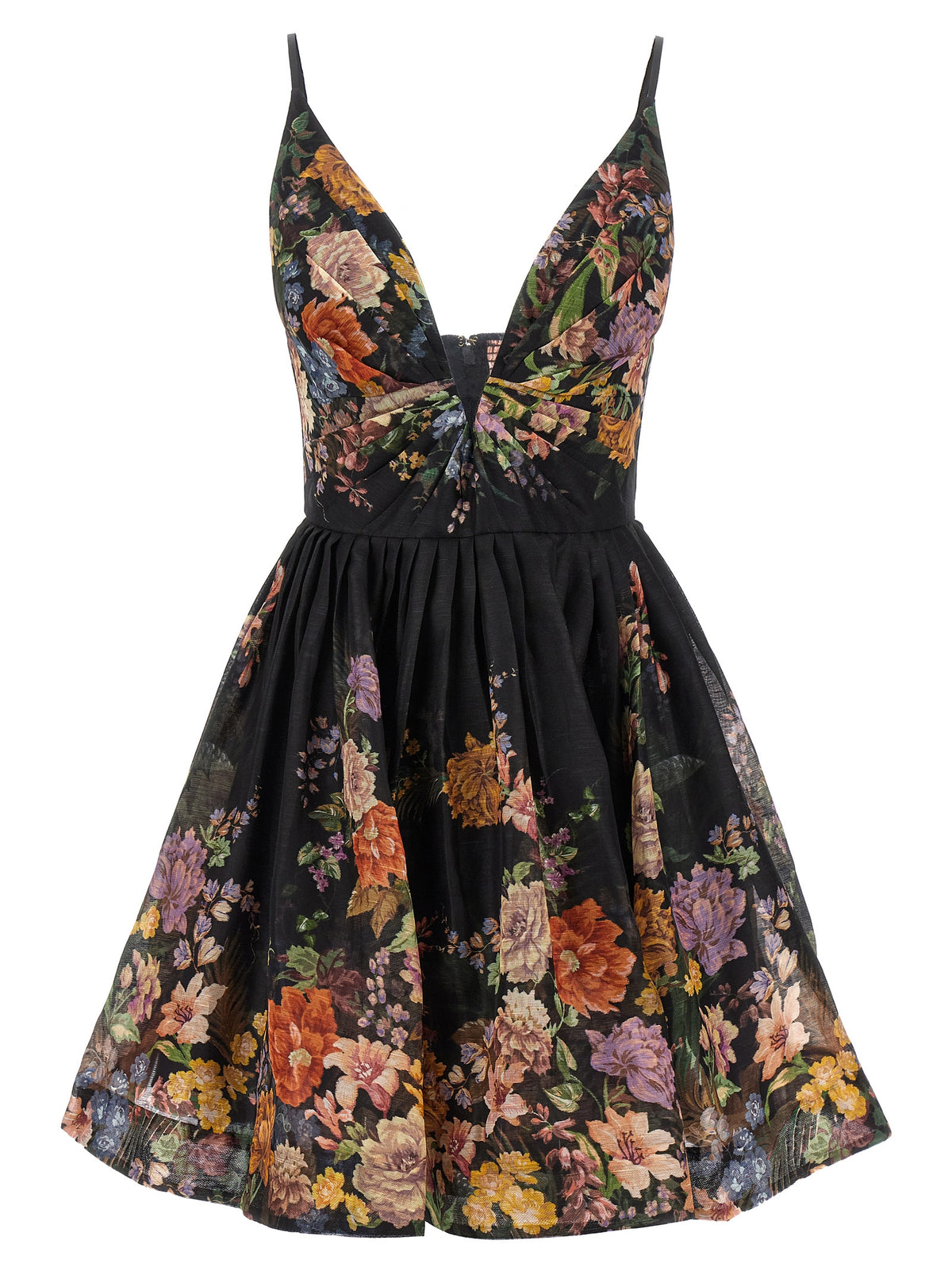 Black Linen Casual Dress