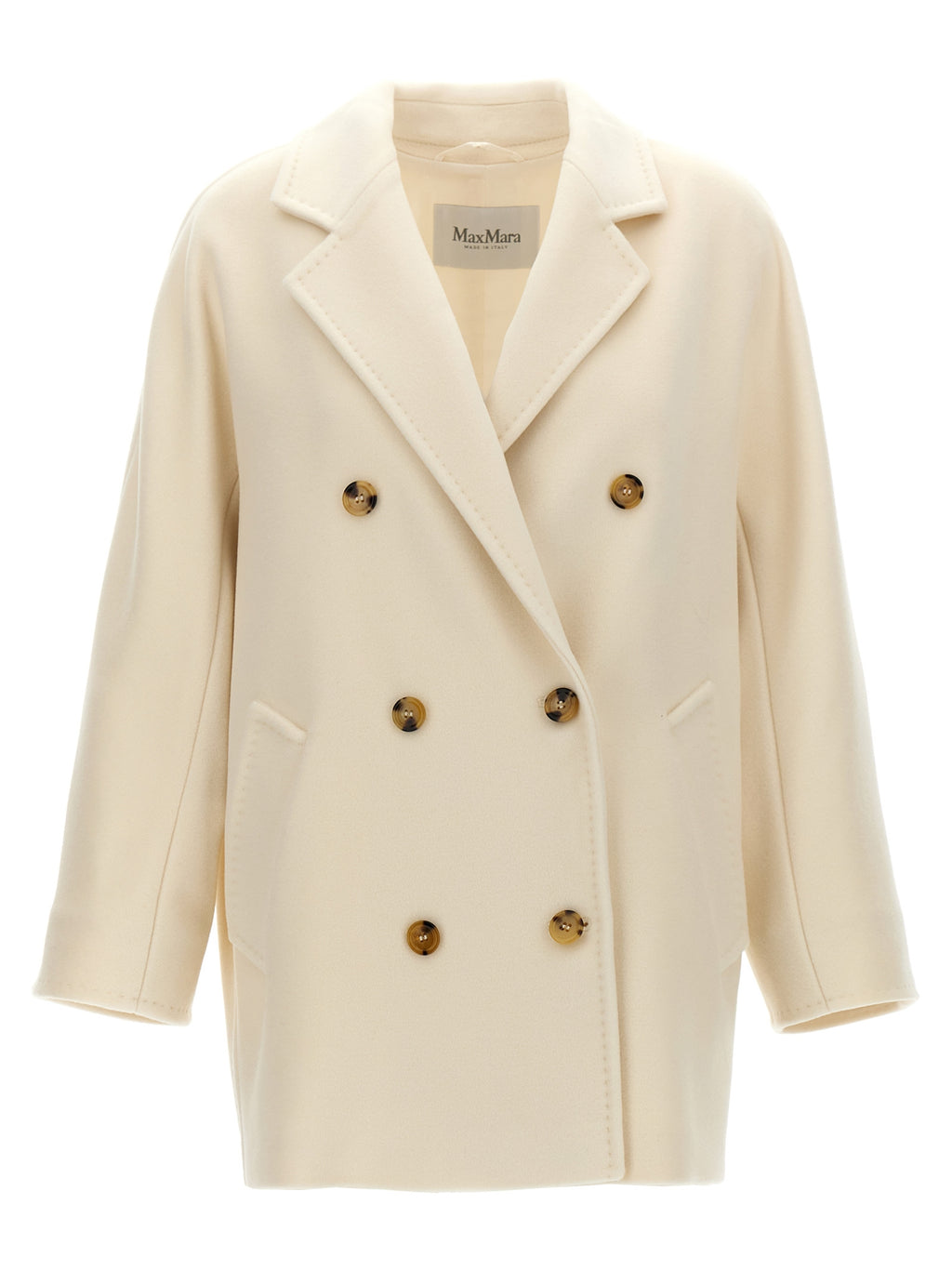 White Virgin Wool Coat