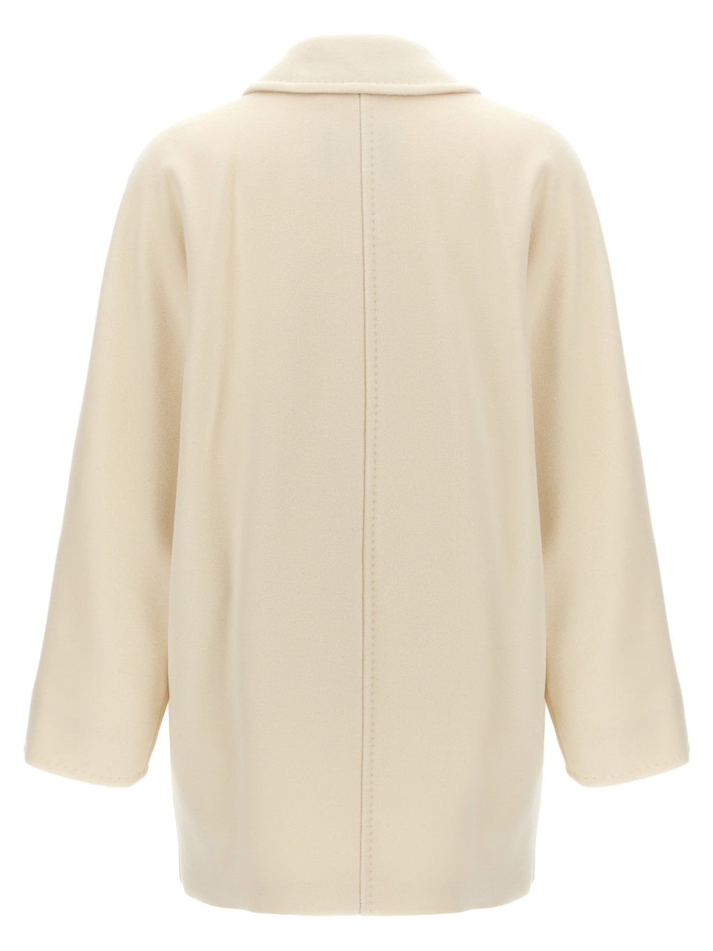 White Virgin Wool Coat