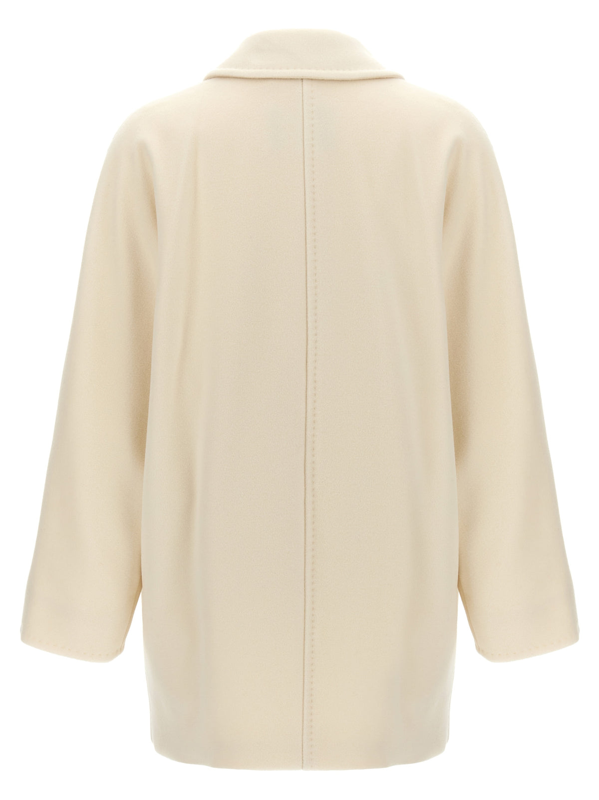 White Virgin Wool Coat