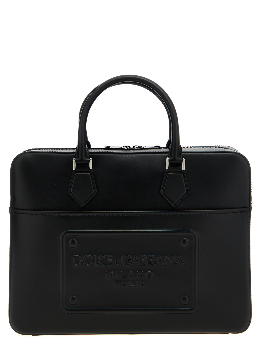 Black Lamb Leather Tote Bag