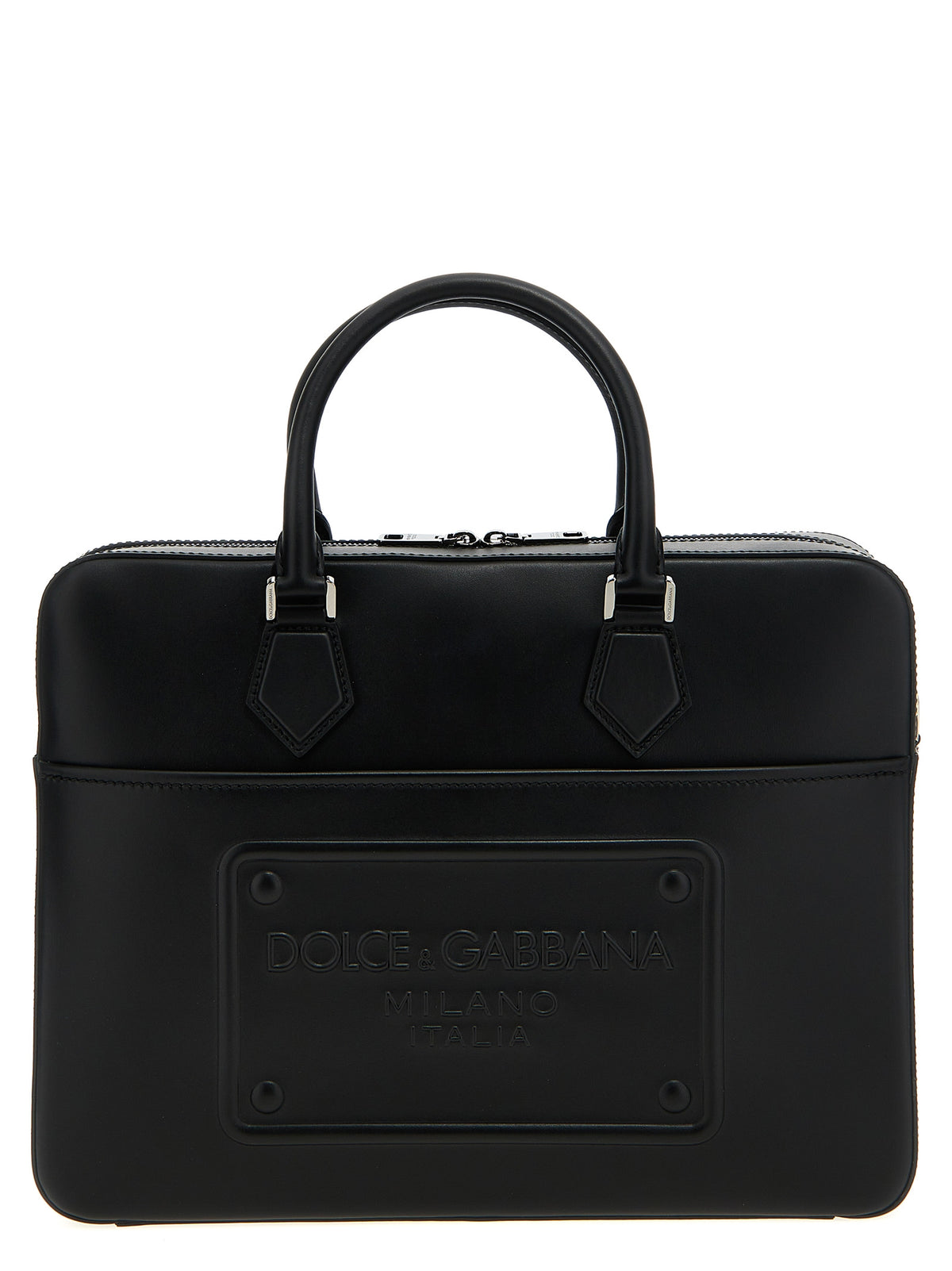 Black Lamb Leather Tote Bag