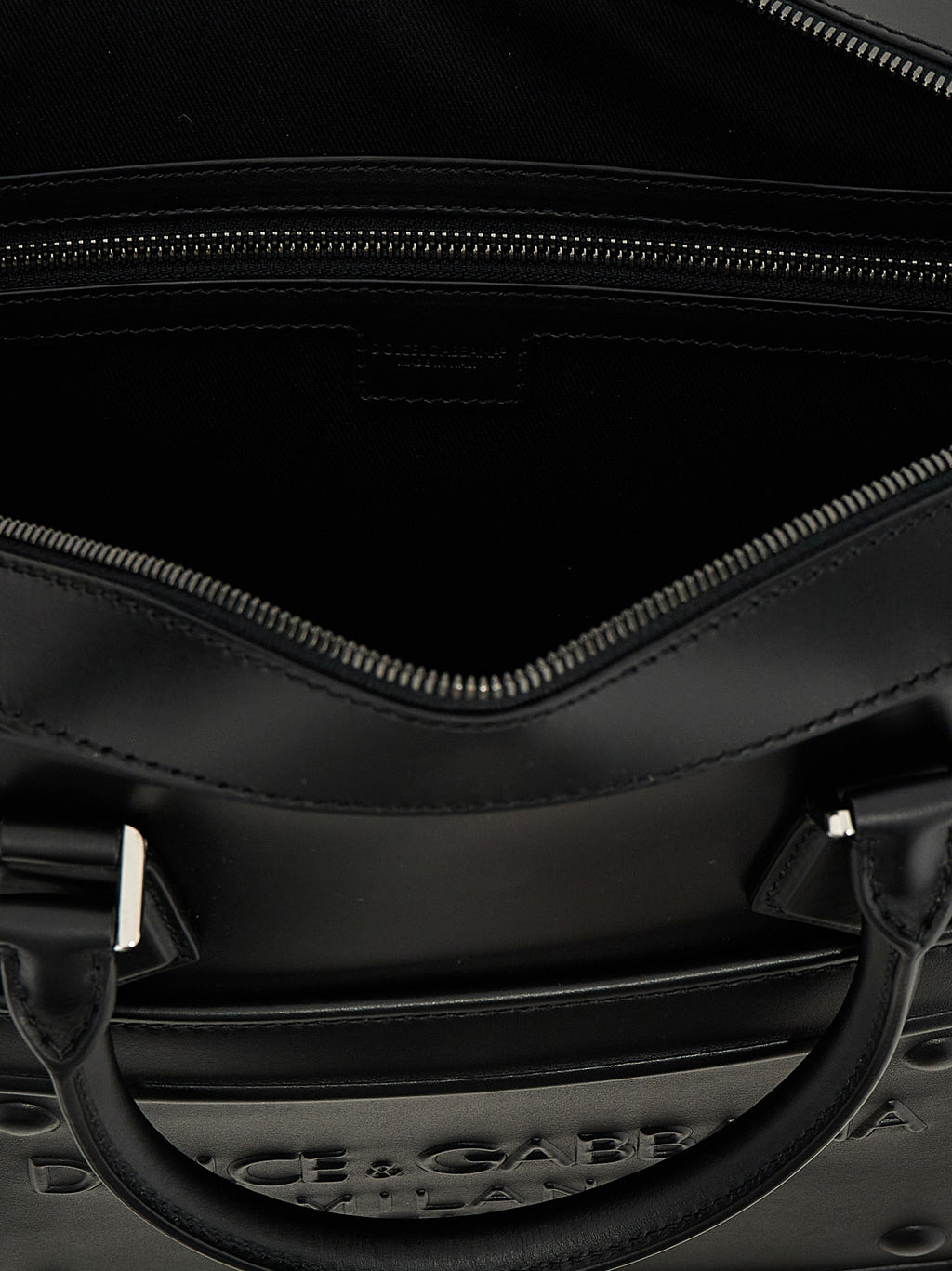 Black Lamb Leather Tote Bag
