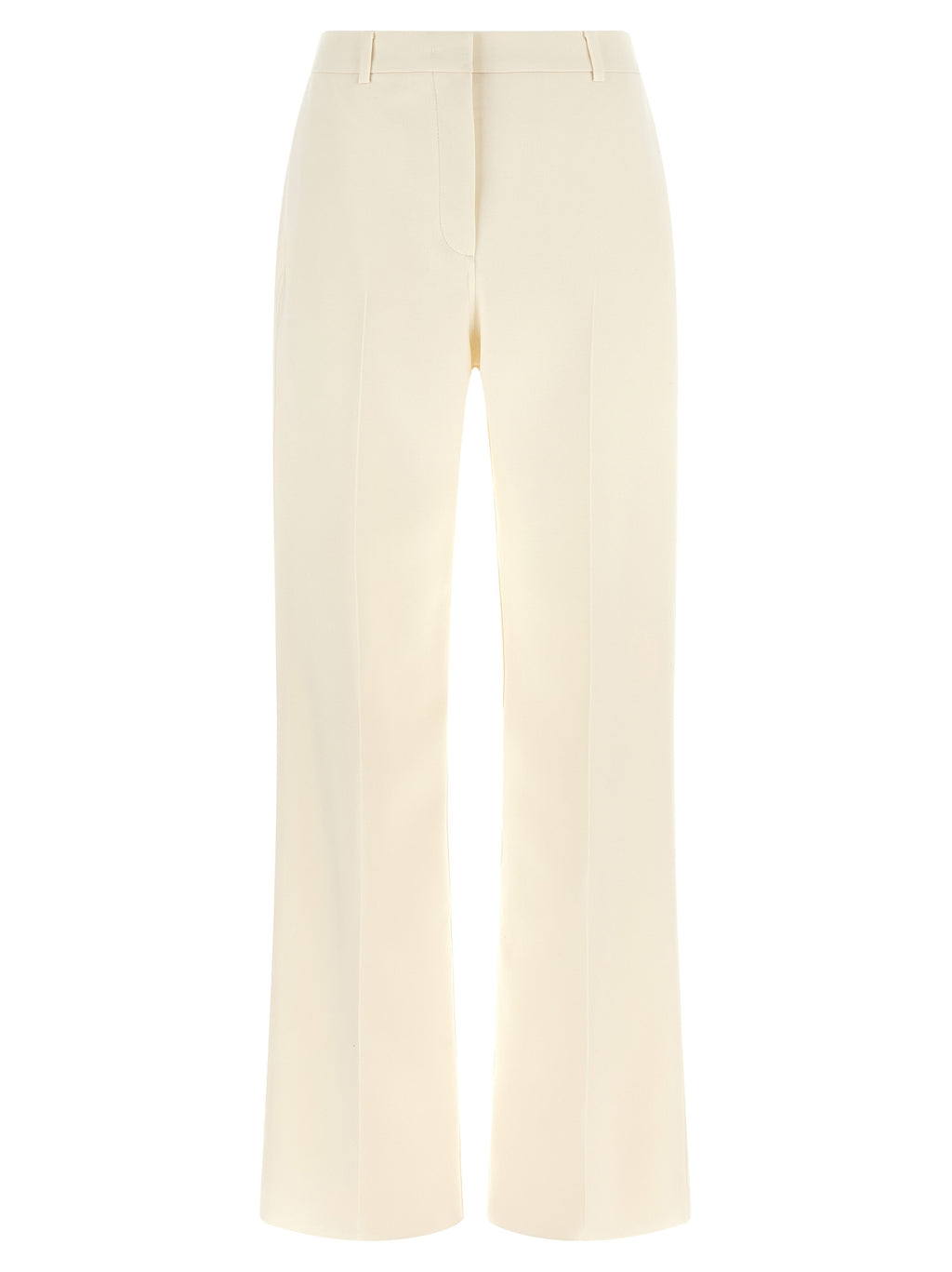 White Virgin Wool Dress Pants