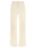 White Virgin Wool Dress Pants