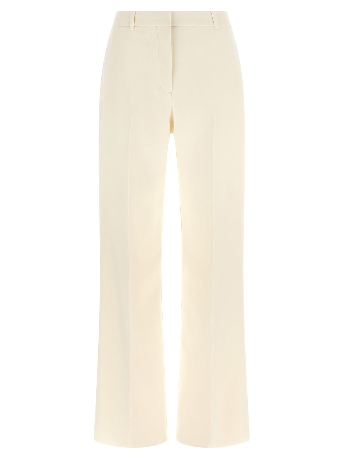 White Virgin Wool Dress Pants